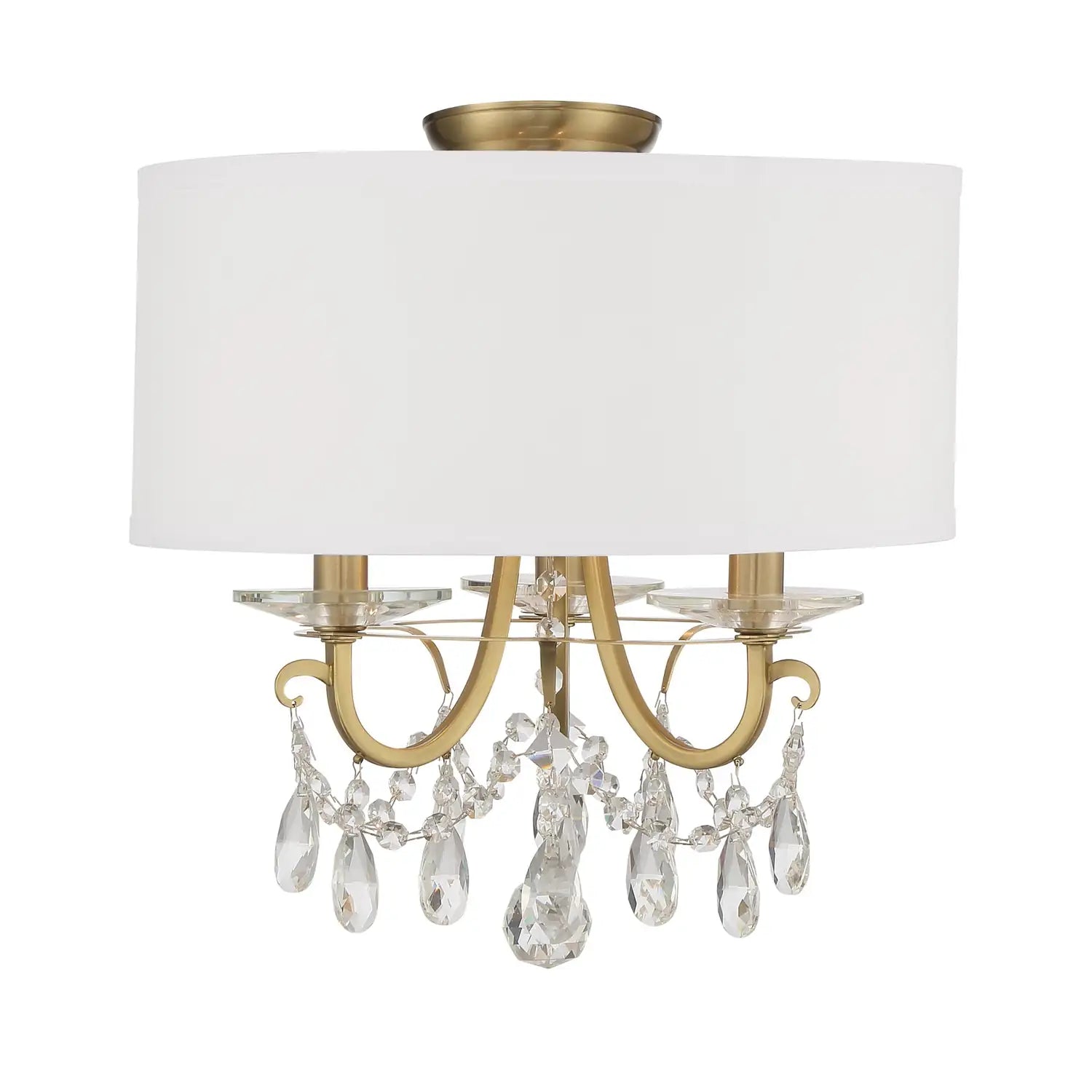 CRYSTORAMA, OTHELLO SEMI FLUSH MOUNT, FLUSH MOUNT CEILING LIGHTS