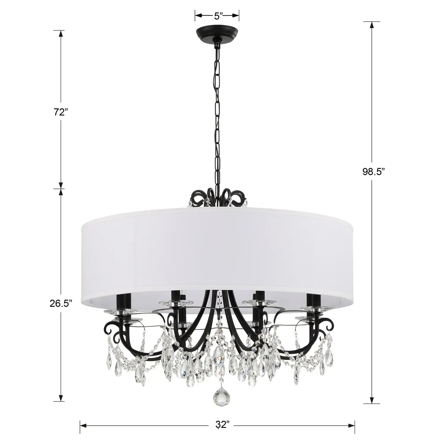 CRYSTORAMA, OTHELLO CHANDELIER, CHANDELIER LIGHT