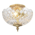 CRYSTORAMA, MILTON SEMI FLUSH MOUNT, FLUSH MOUNT CEILING LIGHTS