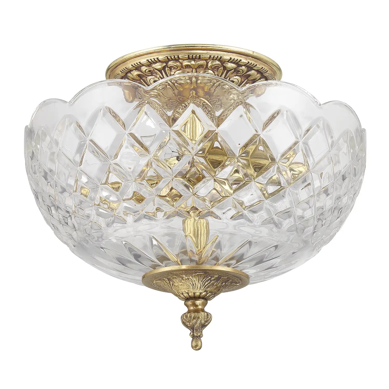 CRYSTORAMA, MILTON SEMI FLUSH MOUNT, FLUSH MOUNT CEILING LIGHTS