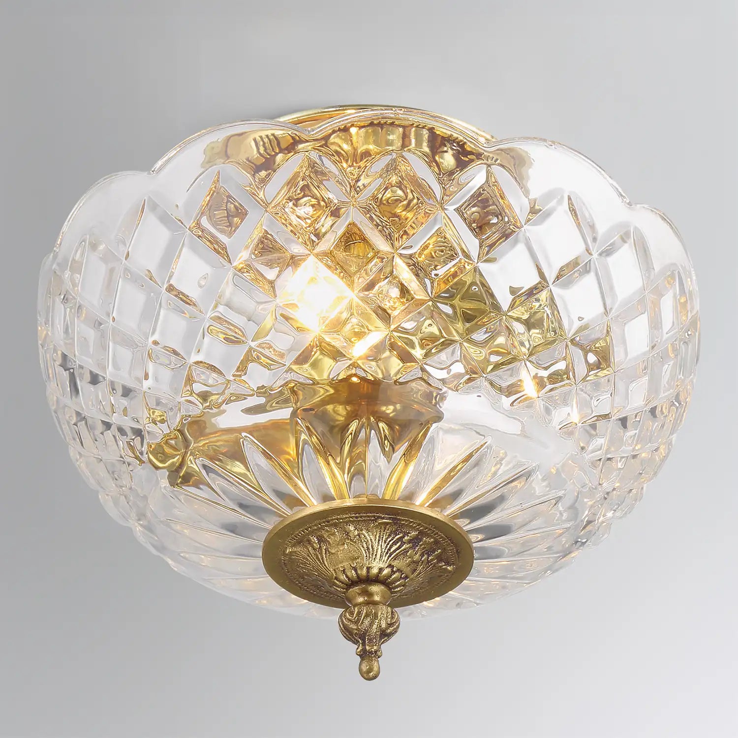 CRYSTORAMA, MILTON SEMI FLUSH MOUNT, FLUSH MOUNT CEILING LIGHTS