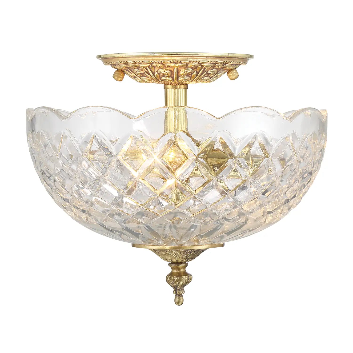 CRYSTORAMA, MILTON SEMI FLUSH MOUNT, FLUSH MOUNT CEILING LIGHTS