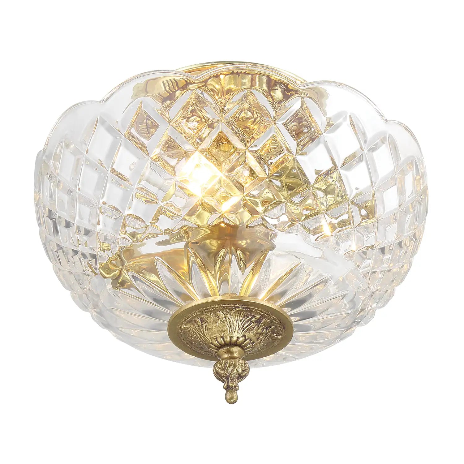 CRYSTORAMA, MILTON SEMI FLUSH MOUNT, FLUSH MOUNT CEILING LIGHTS