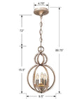 CRYSTORAMA, GARLAND CRYSTAL BEAD PENDANT, PENDANT LIGHT