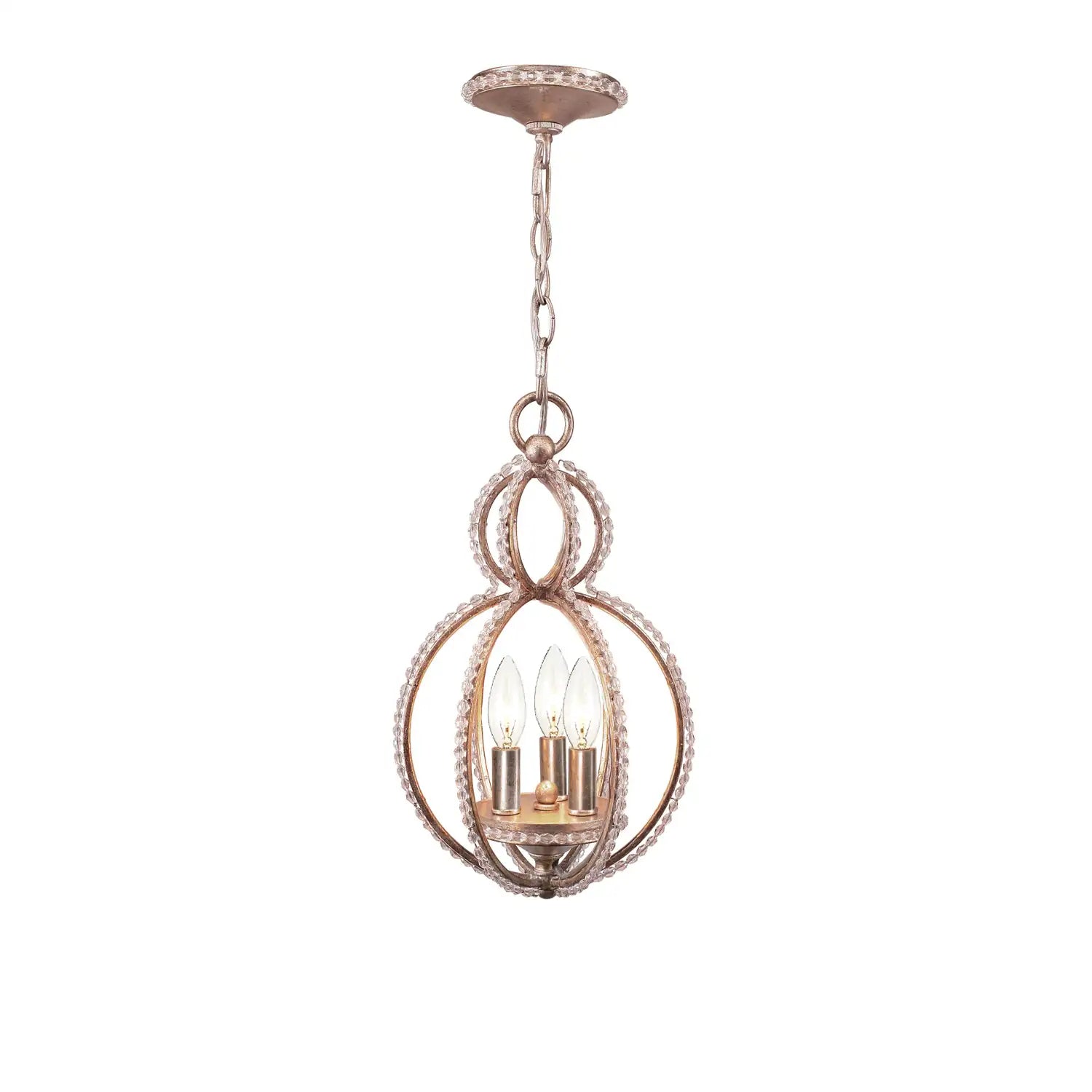 CRYSTORAMA, GARLAND CRYSTAL BEAD PENDANT, PENDANT LIGHT