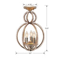 CRYSTORAMA, GARLAND SEMI FLUSH MOUNT, FLUSH MOUNT CEILING LIGHTS