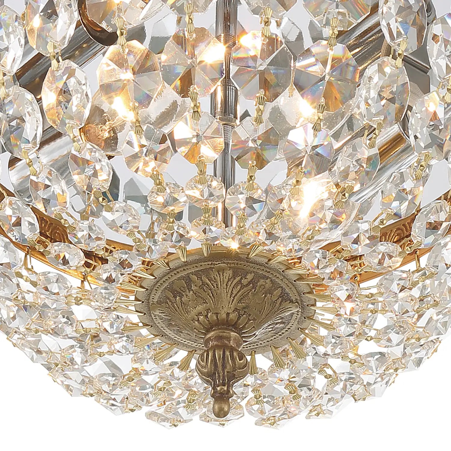 CRYSTORAMA, WALTHAM FLUSH MOUNT, FLUSH MOUNT CEILING LIGHTS