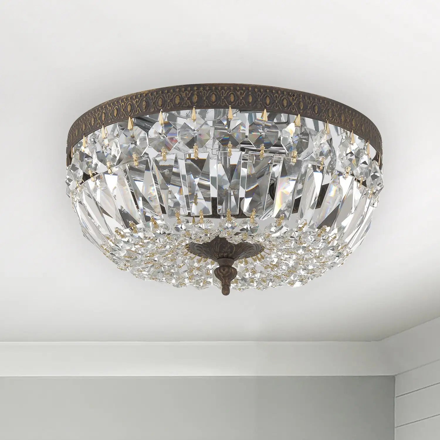 CRYSTORAMA, WALTHAM FLUSH MOUNT, FLUSH MOUNT CEILING LIGHTS
