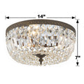 CRYSTORAMA, CRYSTORAMA FLUSH MOUNT, FLUSH MOUNT CEILING LIGHTS