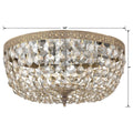CRYSTORAMA, WALTHAM FLUSH MOUNT, FLUSH MOUNT CEILING LIGHTS