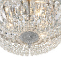 CRYSTORAMA, CRYSTORAMA CLEAR HAND CUT FLUSH MOUNT, FLUSH MOUNT CEILING LIGHTS