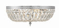 CRYSTORAMA, CRYSTORAMA CLEAR HAND CUT FLUSH MOUNT, FLUSH MOUNT CEILING LIGHTS