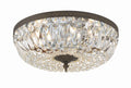 CRYSTORAMA, CRYSTORAMA CLEAR HAND CUT FLUSH MOUNT, FLUSH MOUNT CEILING LIGHTS