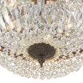 CRYSTORAMA, CRYSTORAMA CLEAR HAND CUT FLUSH MOUNT, FLUSH MOUNT CEILING LIGHTS