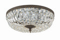 CRYSTORAMA, CRYSTORAMA CLEAR HAND CUT FLUSH MOUNT, FLUSH MOUNT CEILING LIGHTS
