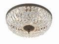 CRYSTORAMA, CRYSTORAMA CLEAR HAND CUT FLUSH MOUNT, FLUSH MOUNT CEILING LIGHTS