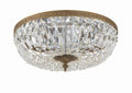 CRYSTORAMA, CRYSTORAMA CLEAR HAND CUT FLUSH MOUNT, FLUSH MOUNT CEILING LIGHTS