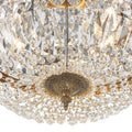 CRYSTORAMA, CRYSTORAMA CLEAR HAND CUT FLUSH MOUNT, FLUSH MOUNT CEILING LIGHTS