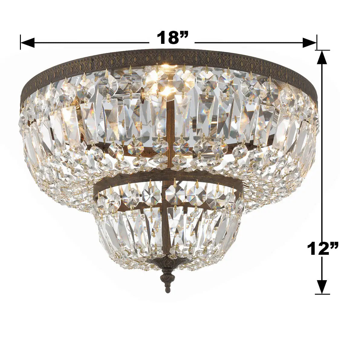 CRYSTORAMA, WALTHAM FLUSH MOUNT, FLUSH MOUNT CEILING LIGHTS