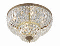 CRYSTORAMA, CRYSTORAMA CLEAR HAND CUT FLUSH MOUNT, FLUSH MOUNT CEILING LIGHTS