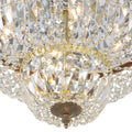 CRYSTORAMA, CRYSTORAMA CLEAR HAND CUT FLUSH MOUNT, FLUSH MOUNT CEILING LIGHTS