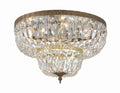 CRYSTORAMA, CRYSTORAMA CLEAR HAND CUT FLUSH MOUNT, FLUSH MOUNT CEILING LIGHTS