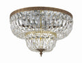 CRYSTORAMA, CRYSTORAMA CLEAR HAND CUT FLUSH MOUNT, FLUSH MOUNT CEILING LIGHTS