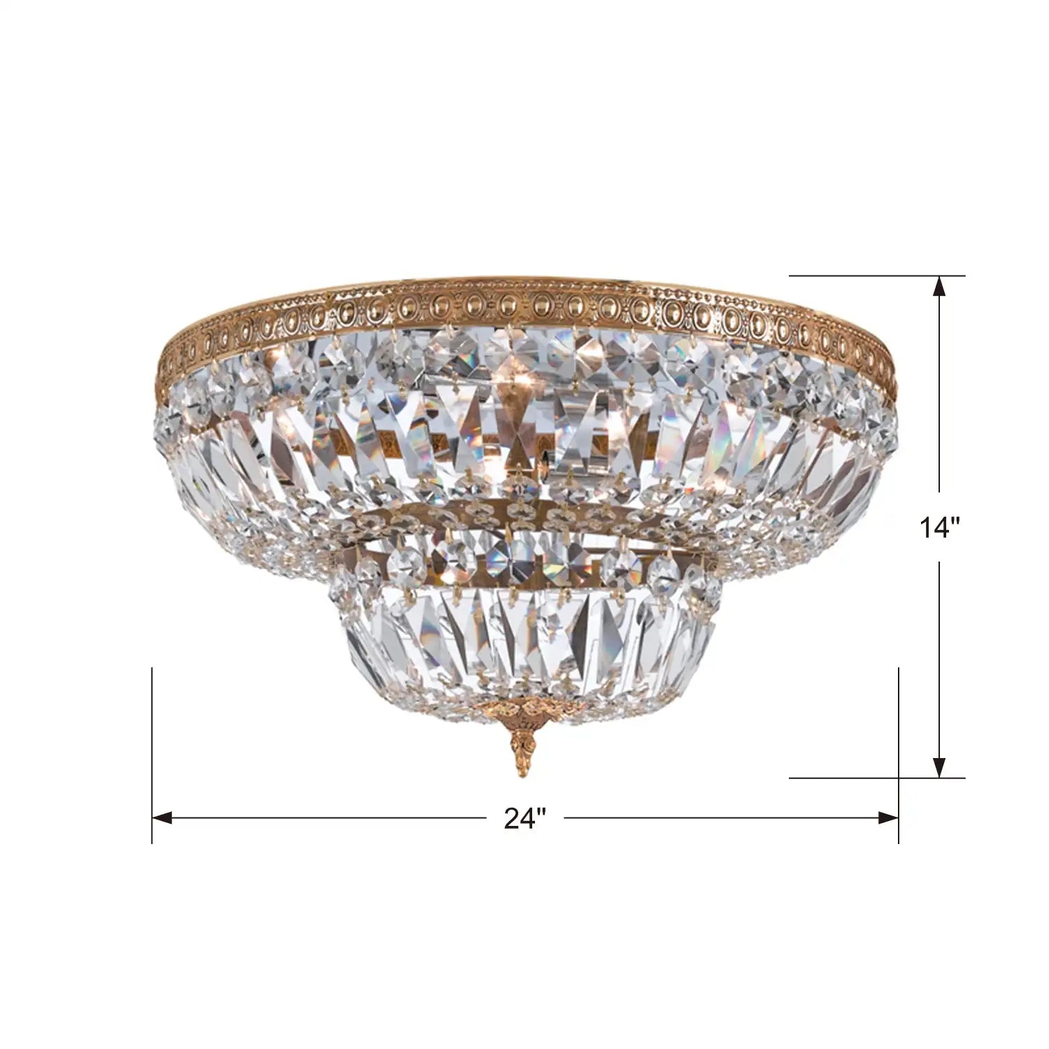 CRYSTORAMA, WALTHAM FLUSH MOUNT, FLUSH MOUNT CEILING LIGHTS