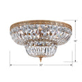 CRYSTORAMA, WALTHAM FLUSH MOUNT, FLUSH MOUNT CEILING LIGHTS
