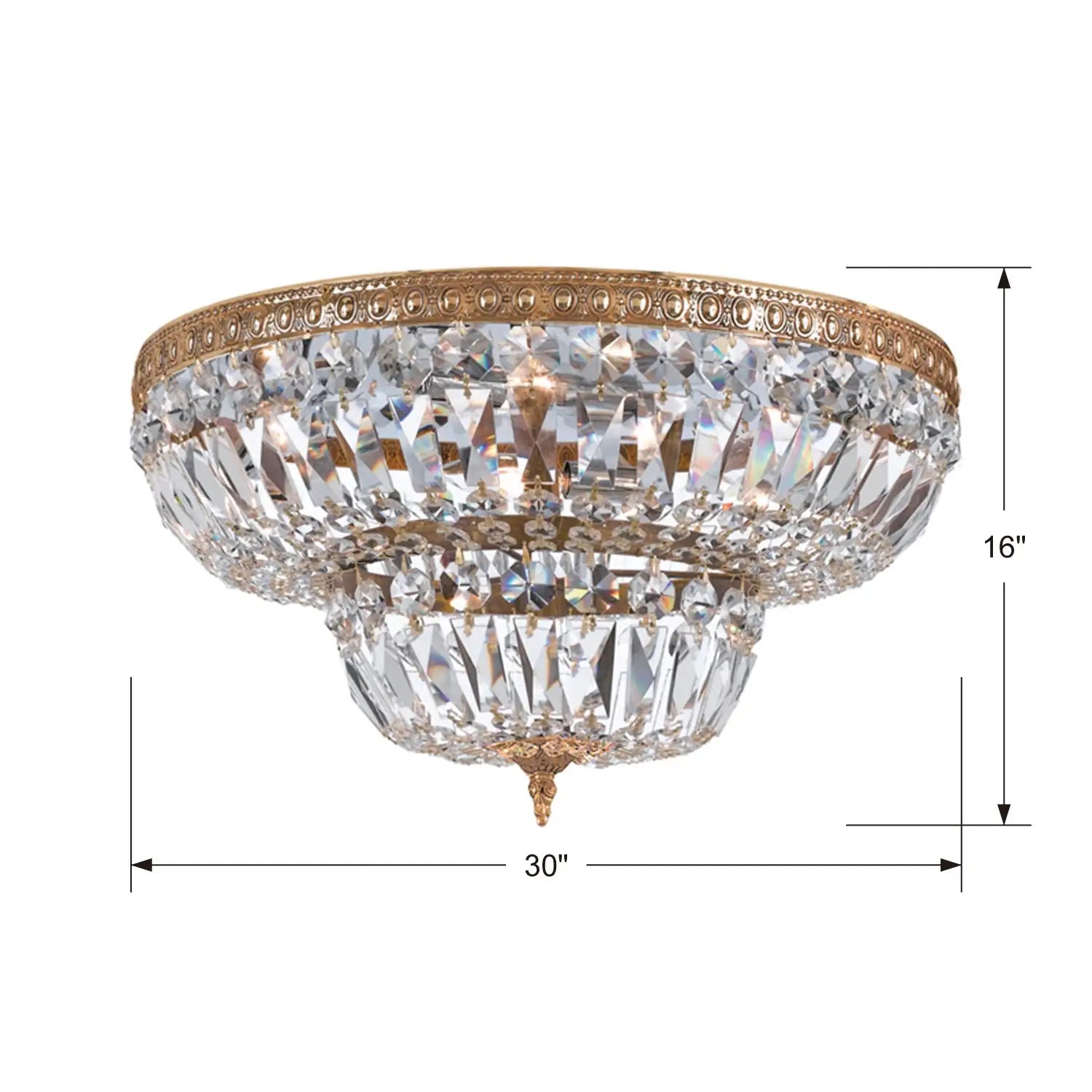 CRYSTORAMA, WALTHAM FLUSH MOUNT, FLUSH MOUNT CEILING LIGHTS