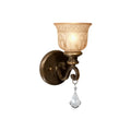 CRYSTORAMA, NORWALK UMBER SCONCE, WALL SCONCES