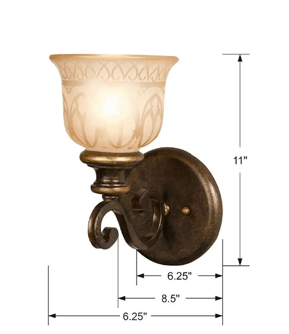 CRYSTORAMA, NORWALK UMBER SCONCE, WALL SCONCES