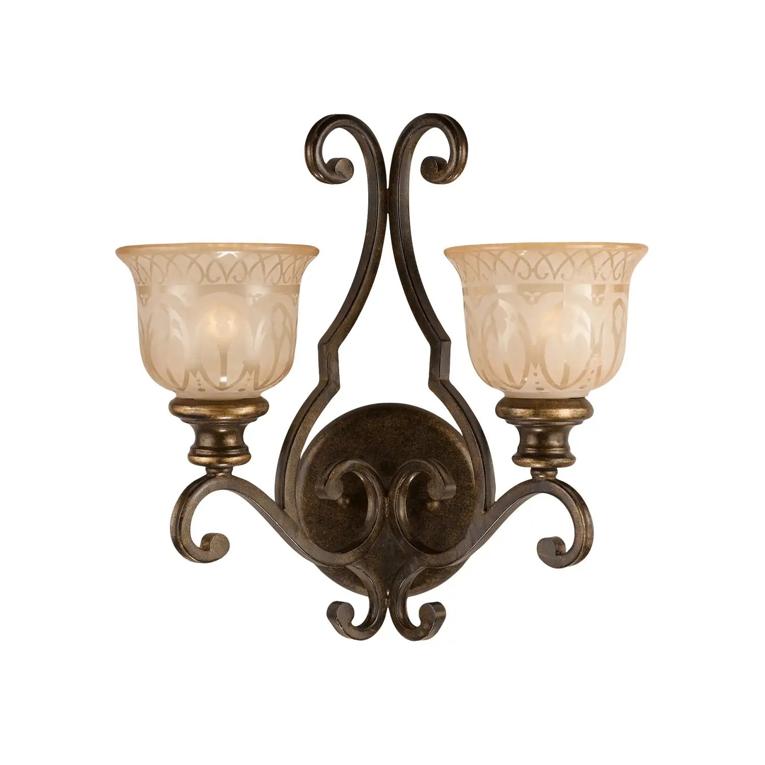 CRYSTORAMA, NORWALK UMBER SCONCE, WALL SCONCES