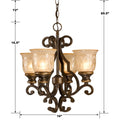 CRYSTORAMA, NORWALK UMBER CHANDELIER, CHANDELIER LIGHT