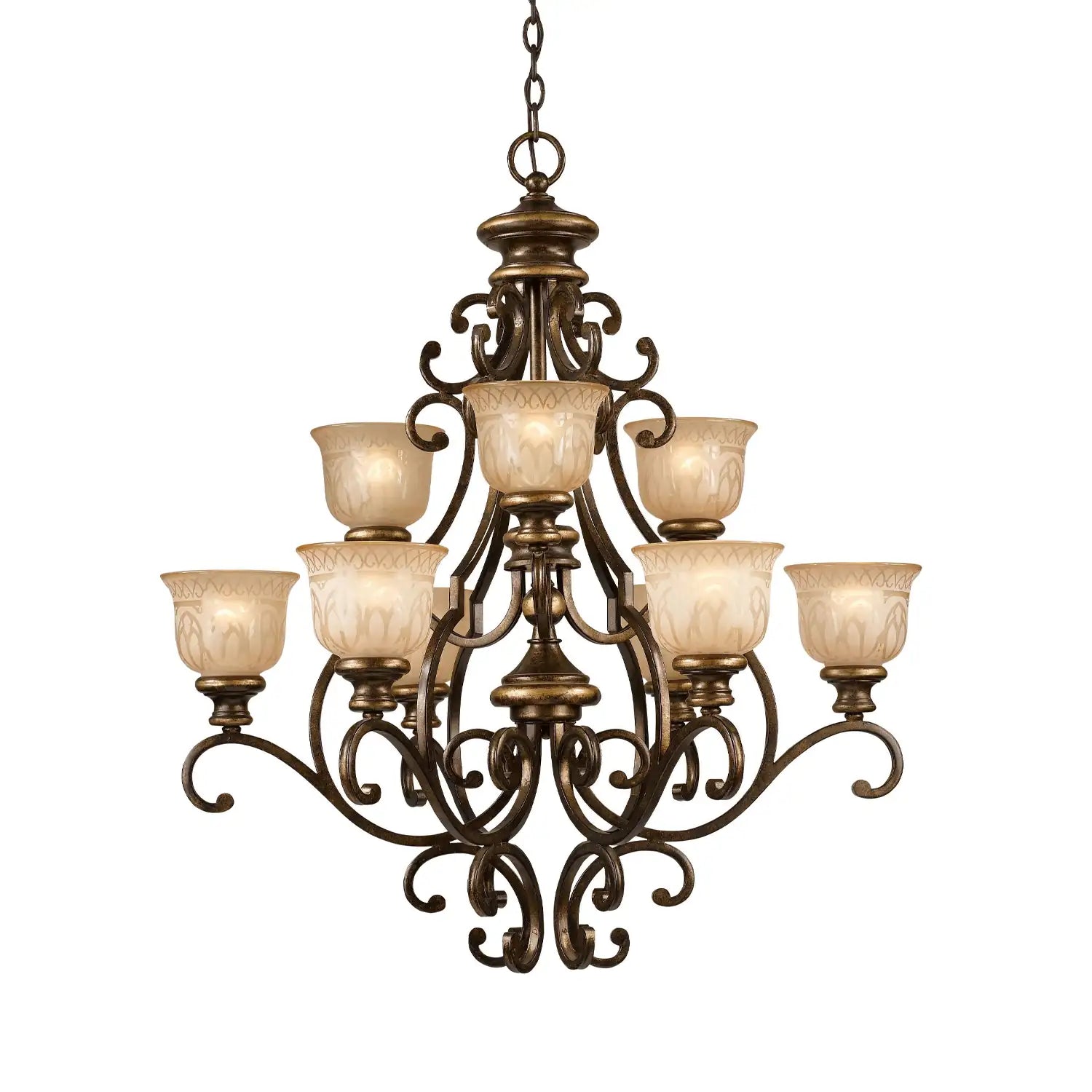 CRYSTORAMA, NORWALK UMBER CHANDELIER, CHANDELIER LIGHT
