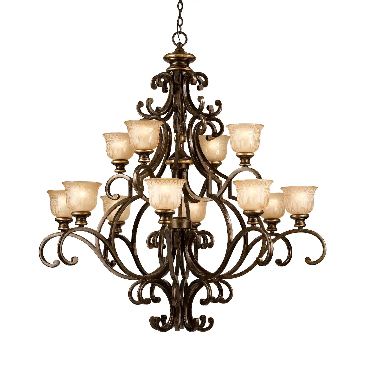 CRYSTORAMA, NORWALK UMBER CHANDELIER, CHANDELIER LIGHT