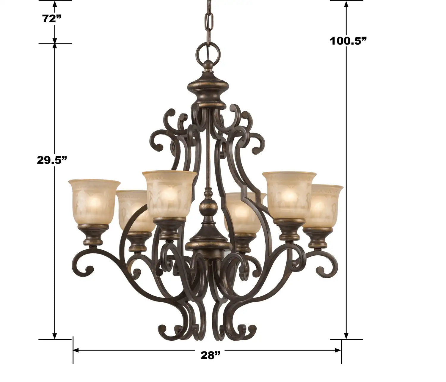 CRYSTORAMA, NORWALK UMBER CHANDELIER, CHANDELIER LIGHT