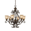 CRYSTORAMA, NORWALK UMBER CHANDELIER, CHANDELIER LIGHT