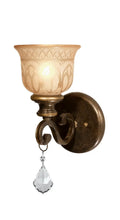 CRYSTORAMA, NORWALK UMBER SCONCE, WALL SCONCES