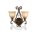 CRYSTORAMA, NORWALK UMBER SCONCE, WALL SCONCES