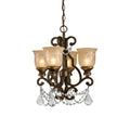 CRYSTORAMA, NORWALK UMBER CHANDELIER, CHANDELIER LIGHT