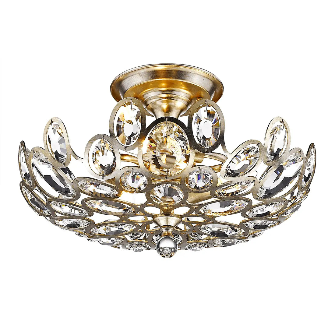 CRYSTORAMA, STERLING SEMI FLUSH MOUNT, FLUSH MOUNT CEILING LIGHTS