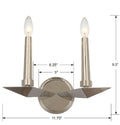 CRYSTORAMA, PALMER SCONCE, WALL SCONCES