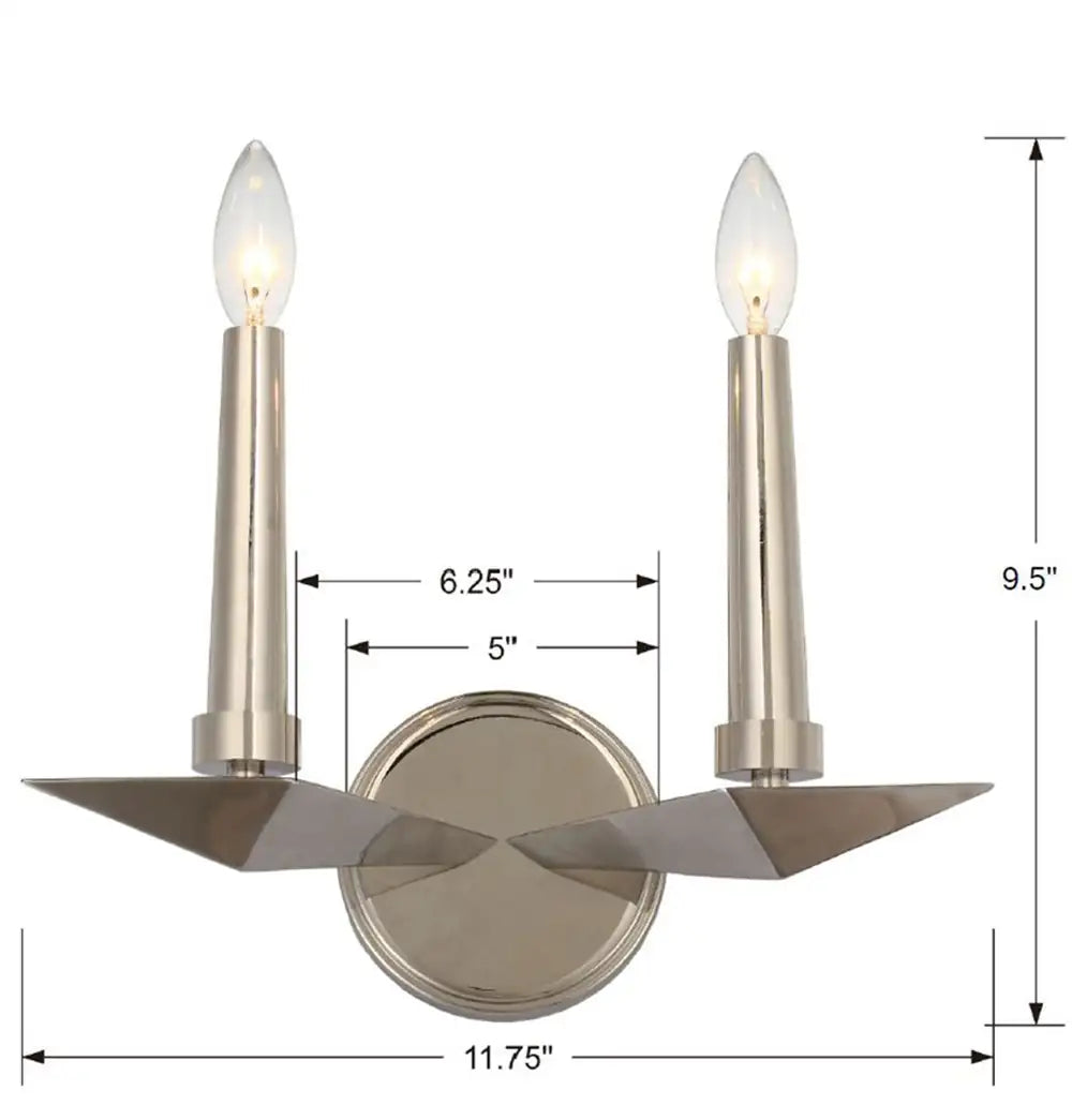 CRYSTORAMA, PALMER SCONCE, WALL SCONCES