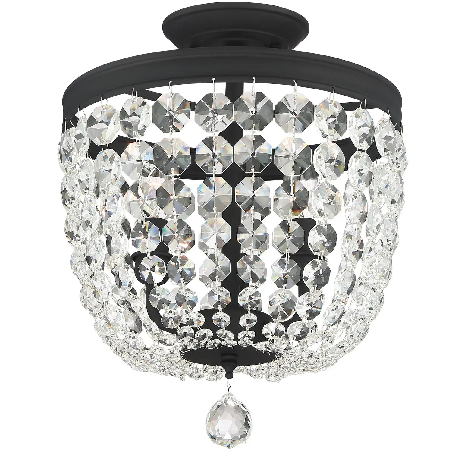 CRYSTORAMA, ARCHER SEMI FLUSH MOUNT, FLUSH MOUNT CEILING LIGHTS