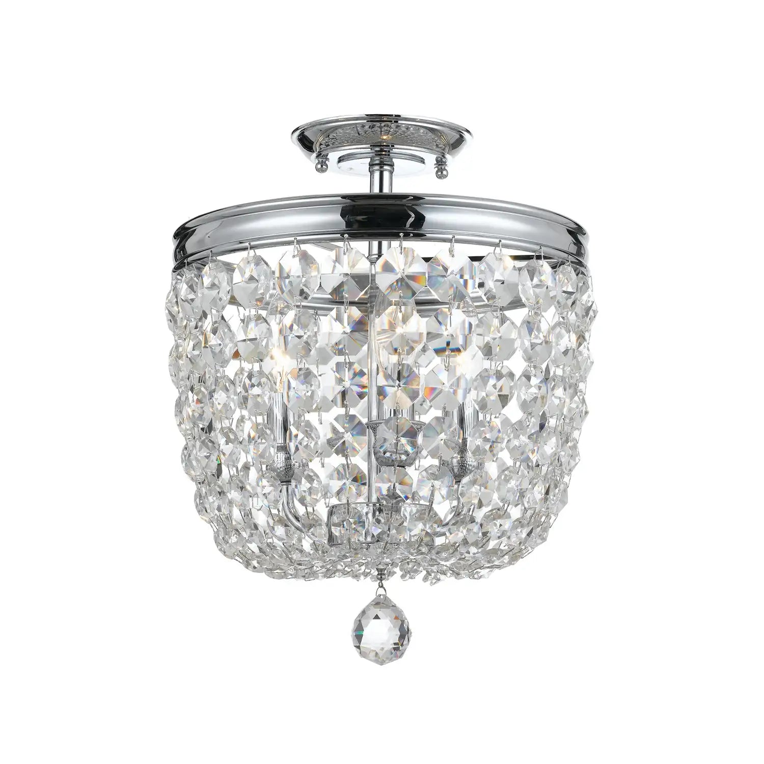 CRYSTORAMA, ARCHER SEMI FLUSH MOUNT, FLUSH MOUNT CEILING LIGHTS