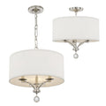 CRYSTORAMA, MIRAGE SEMI FLUSH MOUNT, FLUSH MOUNT CEILING LIGHTS