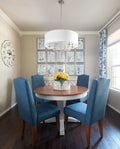 CRYSTORAMA, MIRAGE DRUM SHADE CHANDELIER, CHANDELIER LIGHT