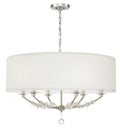 CRYSTORAMA, MIRAGE DRUM SHADE CHANDELIER, CHANDELIER LIGHT