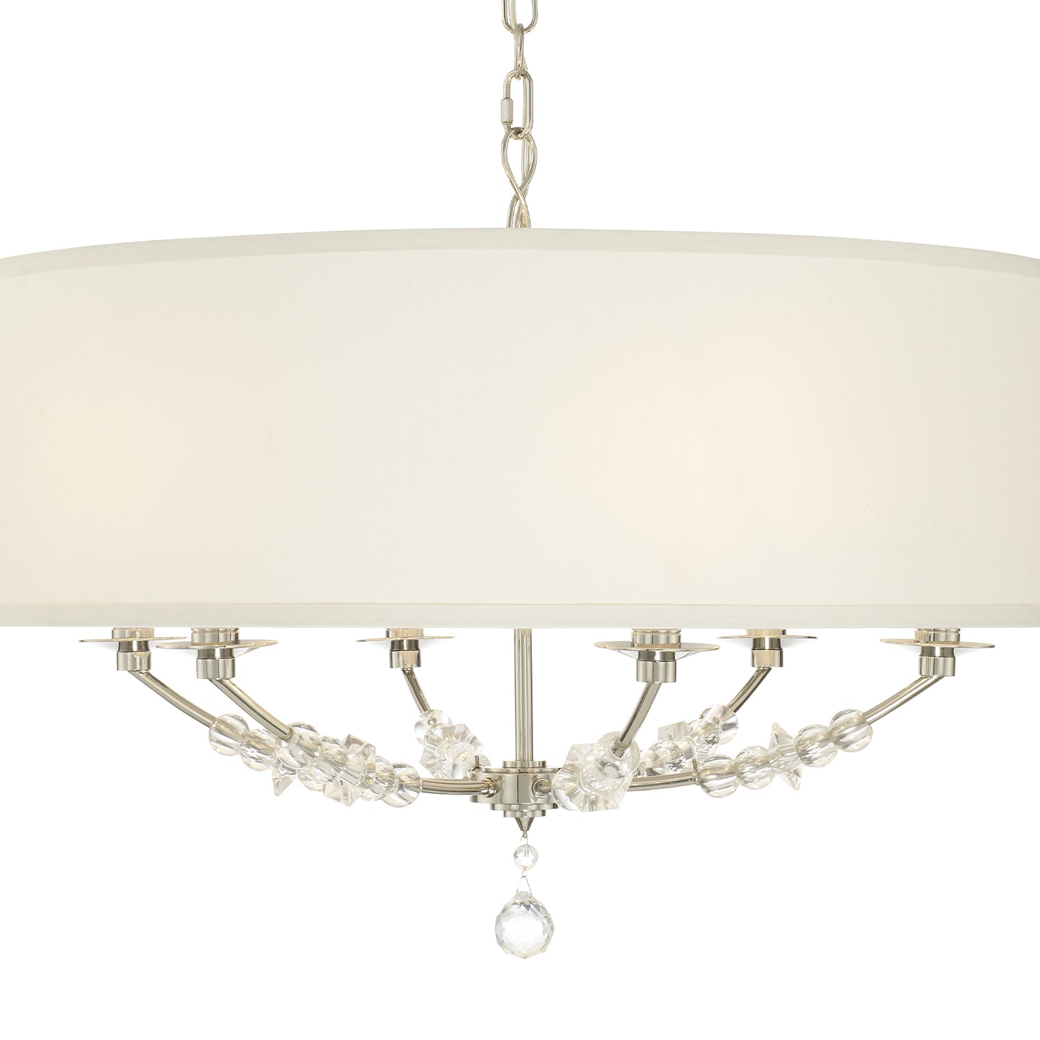 CRYSTORAMA, MIRAGE DRUM SHADE CHANDELIER, CHANDELIER LIGHT